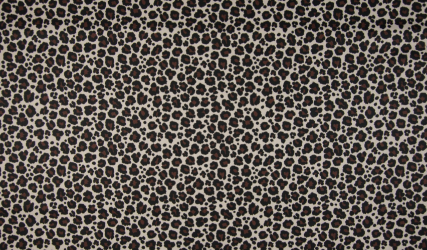 Baumwolle Popeline Leopard - Reststück ca. 135 cm